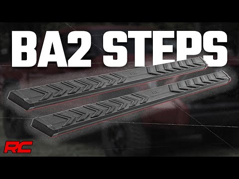 Rough Country 41007 BA2 Running Boards Side Step Bars 4-Door Ford Bronco (21-23) Rough Country - Truck Part Superstore