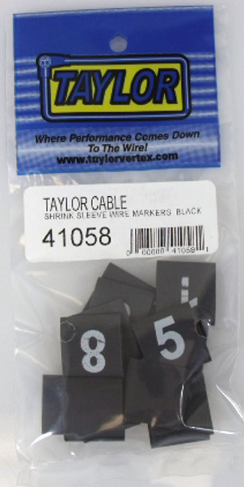 Taylor Cable 41058 Shrink Sleeve Wire Marker - Truck Part Superstore