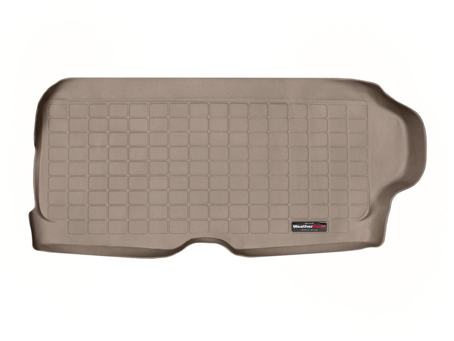 Weathertech 41120 - Cargo Liner Tan Behind Third Row Seating w/o Rear Heat/Air System - Truck Part Superstore