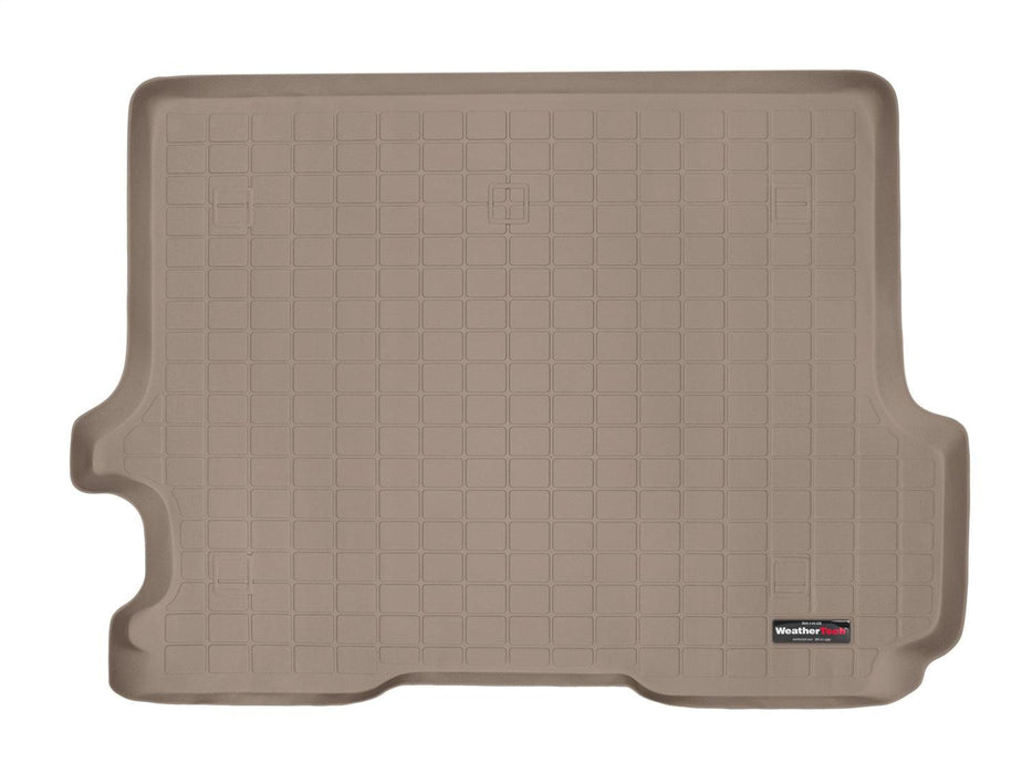 Weathertech 41188 - Cargo Liner Tan Behind 2nd Row Seating w/o Third Seat - Truck Part Superstore