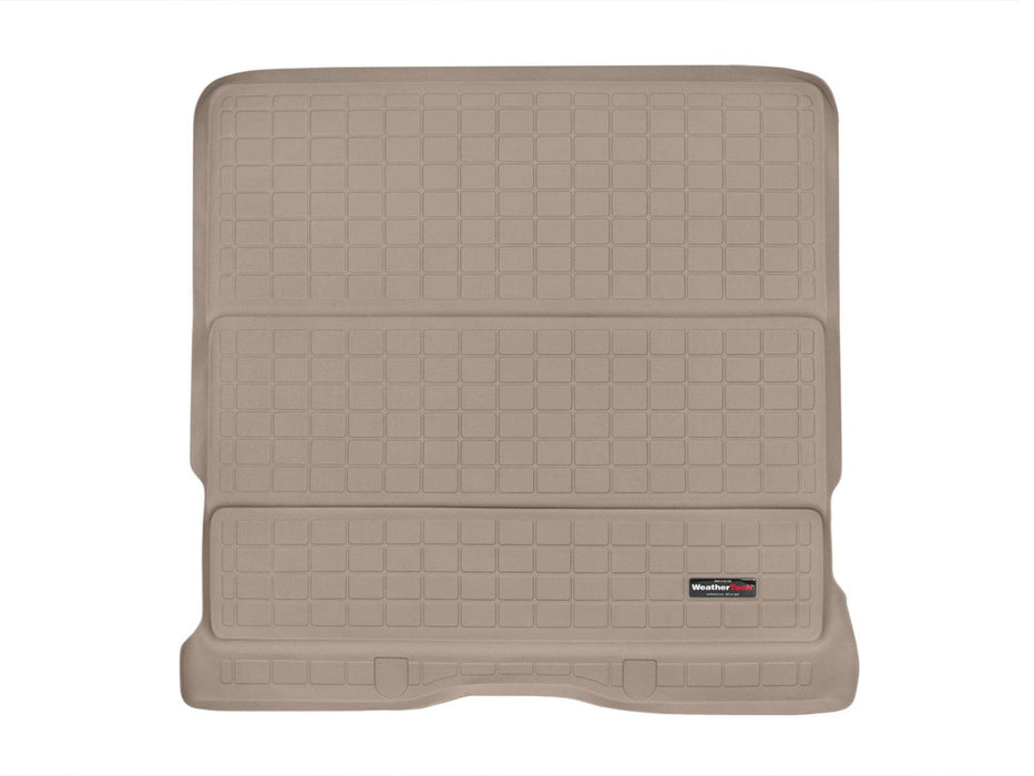Weathertech 41205 - Cargo Liner Tan Behind 2nd Row Seating w/Third Seat - Truck Part Superstore