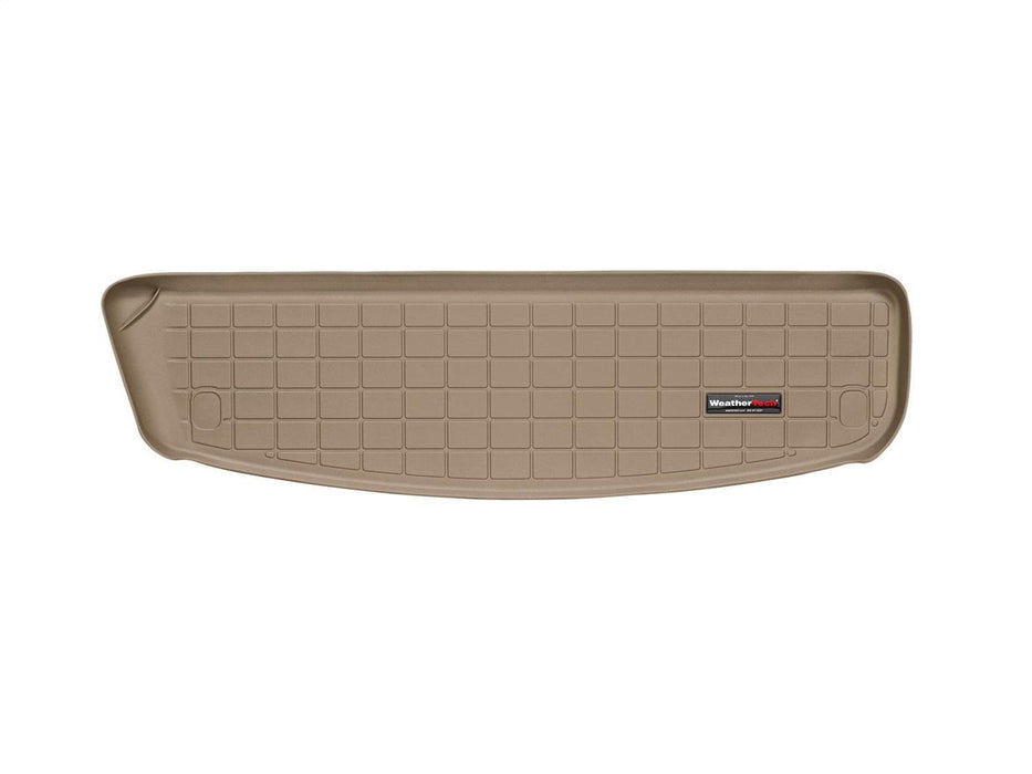 Weathertech 41427 - Cargo Liner Tan Behind Third Row Seating Fits Vehicles w/Power Liftgate - Truck Part Superstore