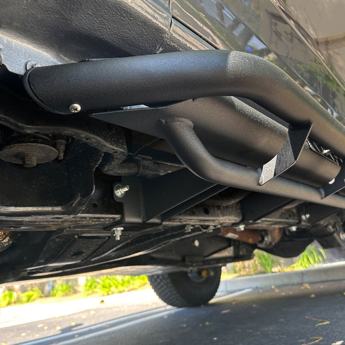 Go Rhino FSDT4129T Strong steel side steps doubles as a slider to protect rocker panel - Truck Part Superstore