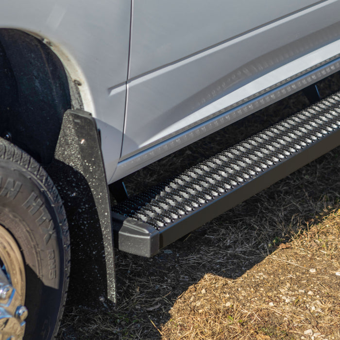 LUVERNE 415098-401733 Grip Step 7" x 98" Aluminum W2W Running Boards, Select Ford F-250, F-350, F-450 - Truck Part Superstore