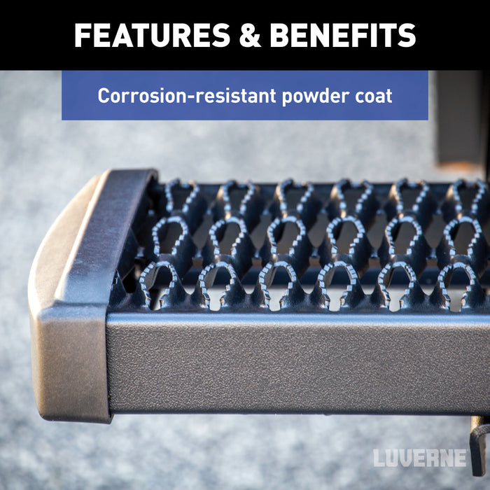 LUVERNE 415098-401733 Grip Step 7" x 98" Aluminum W2W Running Boards, Select Ford F-250, F-350, F-450 - Truck Part Superstore