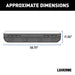 LUVERNE 415358-571503 Impact Shock-Absorbing Rear Bumper Step, Select Ram ProMaster 1500, 2500, 3500 - Truck Part Superstore