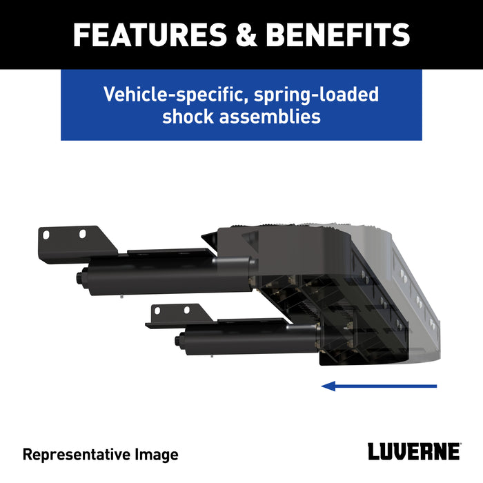 LUVERNE 415358-571503 Impact Shock-Absorbing Rear Bumper Step, Select Ram ProMaster 1500, 2500, 3500 - Truck Part Superstore