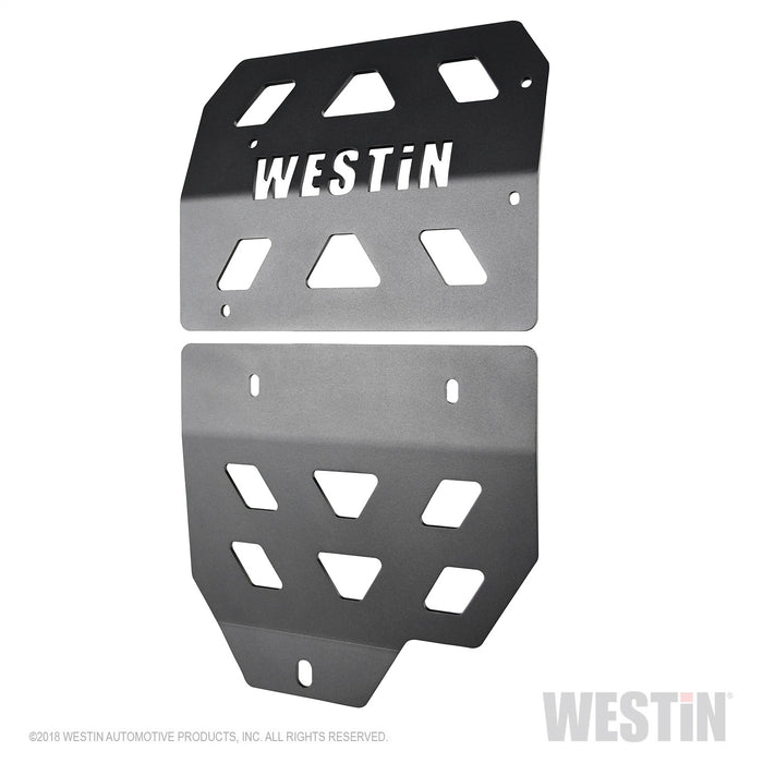 Westin 42-21075 Transmission Pan Skid Plate; Incl. Hardware; Textured Black; - Truck Part Superstore