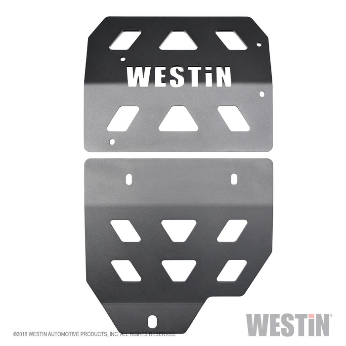 Westin 42-21075 Transmission Pan Skid Plate; Incl. Hardware; Textured Black; - Truck Part Superstore