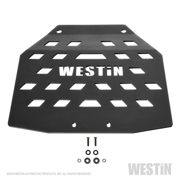 Westin 42-21085 Transfer Case Skid Plate; Textured Black Finish; - Truck Part Superstore
