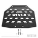 Westin 42-21085 Transfer Case Skid Plate; Textured Black Finish; - Truck Part Superstore