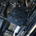 Westin 42-21085 Transfer Case Skid Plate; Textured Black Finish; - Truck Part Superstore