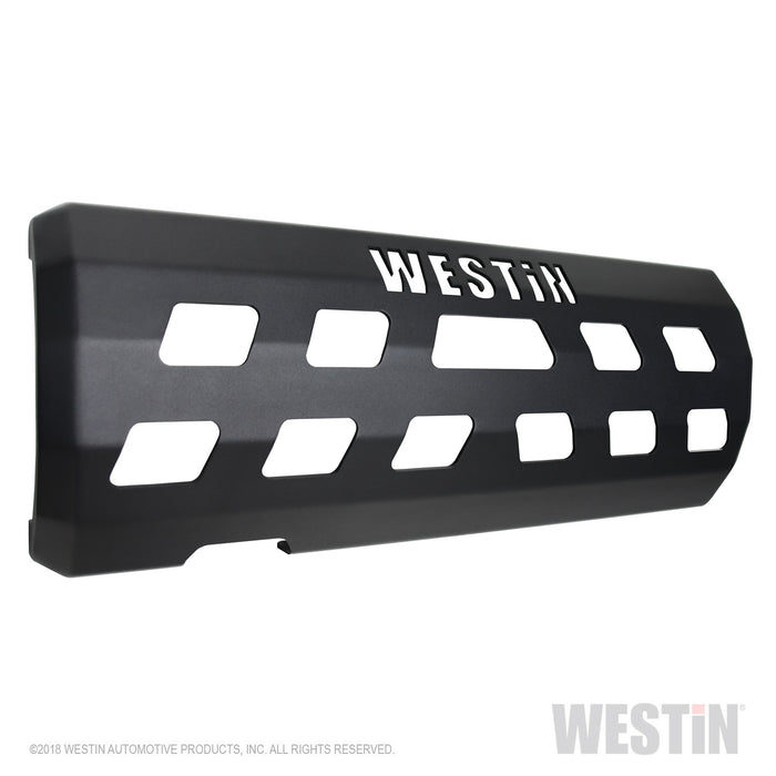 Westin 42-21105 Muffler Skid Plate; Textured Black Finish; - Truck Part Superstore