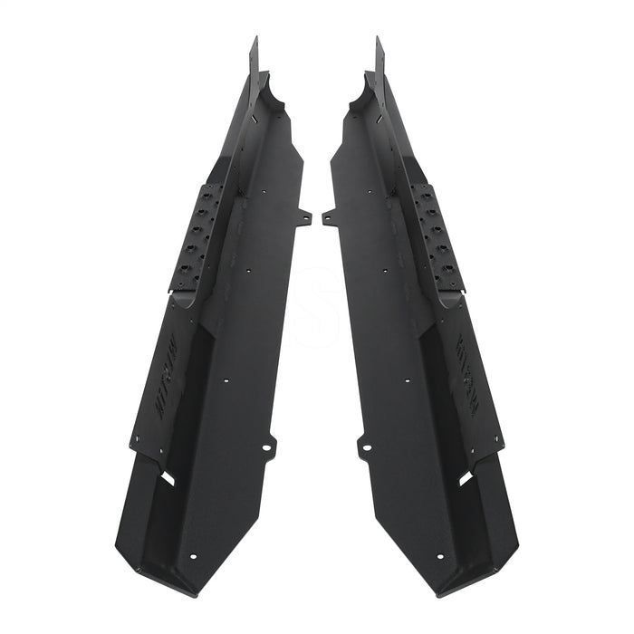 Westin 42-7005 Rock Slider Steps; Black Steel; - Truck Part Superstore