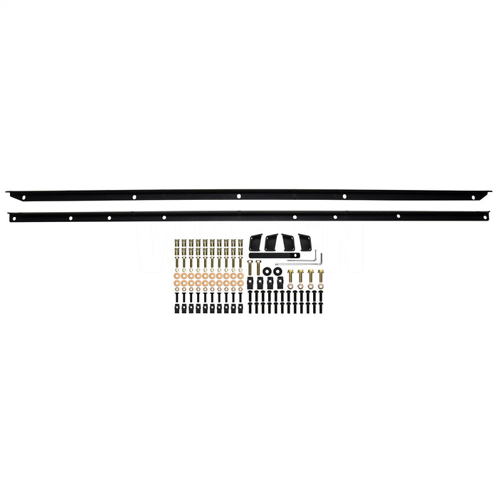 Westin 42-7005 Rock Slider Steps; Black Steel; - Truck Part Superstore