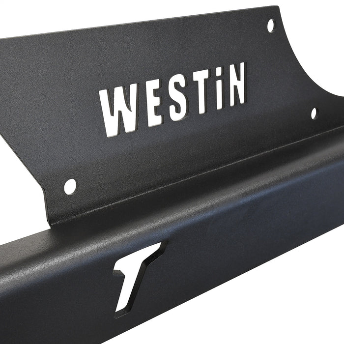 Westin 42-7005 Rock Slider Steps; Black Steel; - Truck Part Superstore