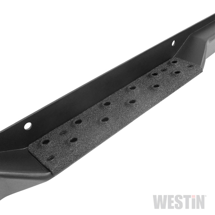 Westin 42-7015 Rock Slider Steps; Black Steel; - Truck Part Superstore