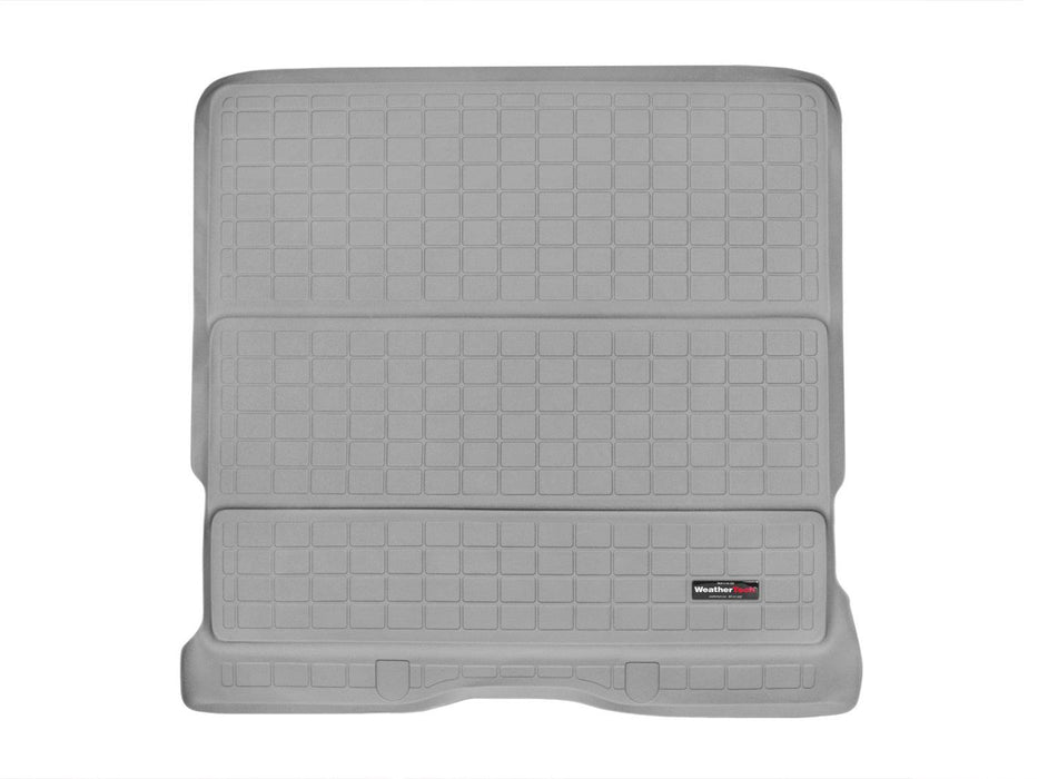 Weathertech 42205 - Cargo Liner Gray Behind 2nd Row Seating w/Third - Truck Part Superstore