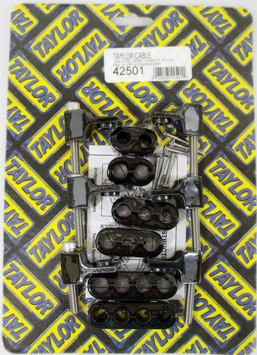 Taylor Cable 42501 V8 Horizontal Wire Loom Kit - Truck Part Superstore