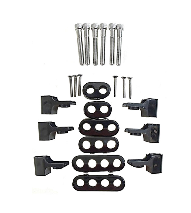 Taylor Cable 42501 V8 Horizontal Wire Loom Kit - Truck Part Superstore