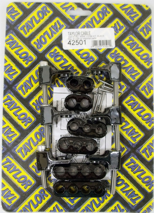 Taylor Cable 42501 V8 Horizontal Wire Loom Kit - Truck Part Superstore