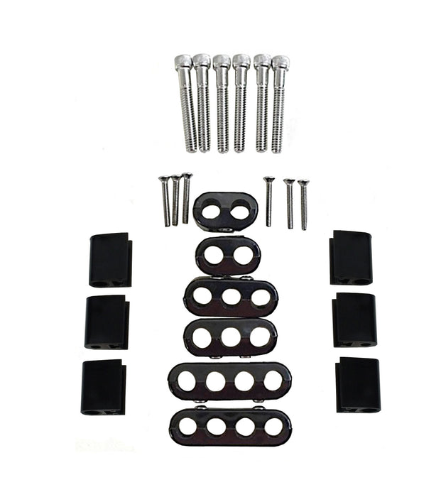 Taylor Cable 42503 V8 Vertical Wire Loom Kit - Truck Part Superstore