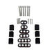 Taylor Cable 42503 V8 Vertical Wire Loom Kit - Truck Part Superstore