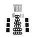 Taylor Cable 42503 V8 Vertical Wire Loom Kit - Truck Part Superstore