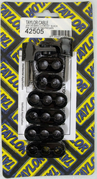Taylor Cable 42505 V6 Horizontal Wire Loom Kit - Truck Part Superstore
