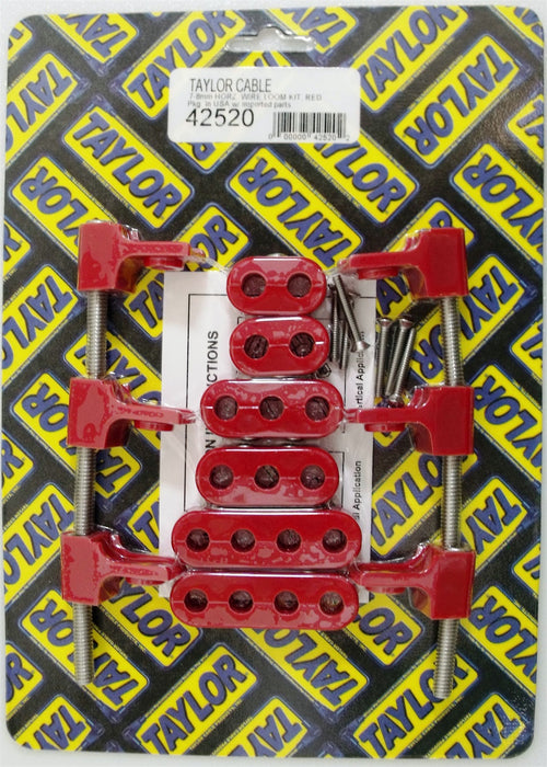 Taylor Cable 42520 V8 Horizontal Wire Loom Kit - Truck Part Superstore