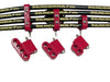 Taylor Cable 42503 V8 Vertical Wire Loom Kit - Truck Part Superstore