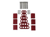 Taylor Cable 42523 V8 Vertical Wire Loom Kit - Truck Part Superstore