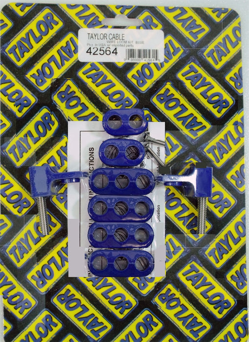Taylor Cable 42564 V6 Horizontal Wire Loom Kit - Truck Part Superstore