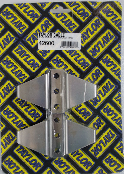 Taylor Cable 42600 Aluminum Side Mount Brackets; 4 Brackets; - Truck Part Superstore