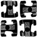 Taylor Cable 42609 Spark Plug Wire Separator; T-Clip; 10.4mm; Pro Race Wires; 6 Per Package; Black; - Truck Part Superstore
