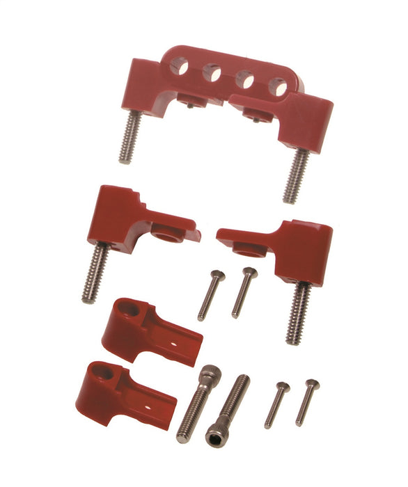 Taylor Cable 42722 Spark Plug Wire Separator Bracket; Horizontal; 6 Per Package; Red; - Truck Part Superstore