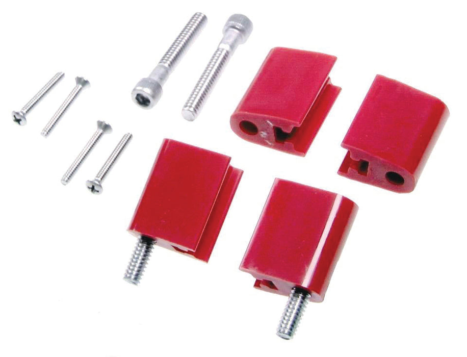 Taylor Cable 42725 Spark Plug Wire Separator Bracket; Vertical; 4 Per Package; Red; - Truck Part Superstore