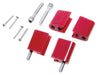 Taylor Cable 42725 Spark Plug Wire Separator Bracket; Vertical; 4 Per Package; Red; - Truck Part Superstore