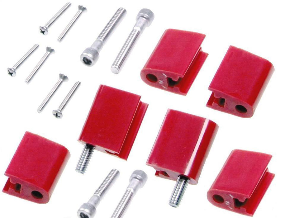 Taylor Cable 42726 Spark Plug Wire Separator Bracket; Vertical; 6 Per Package; Red; - Truck Part Superstore