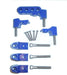 Taylor Cable 42762 Spark Plug Wire Separator Bracket; Horizontal; 6 Per Package; Blue; - Truck Part Superstore