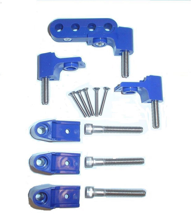Taylor Cable 42762 Spark Plug Wire Separator Bracket; Horizontal; 6 Per Package; Blue; - Truck Part Superstore