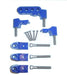 Taylor Cable 42762 Spark Plug Wire Separator Bracket; Horizontal; 6 Per Package; Blue; - Truck Part Superstore