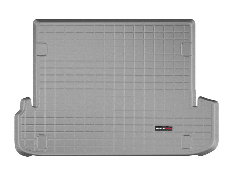 Weathertech 42837 - Cargo Liner Gray Behind 2nd Row Seating Dual Zone Climate Control - Truck Part Superstore