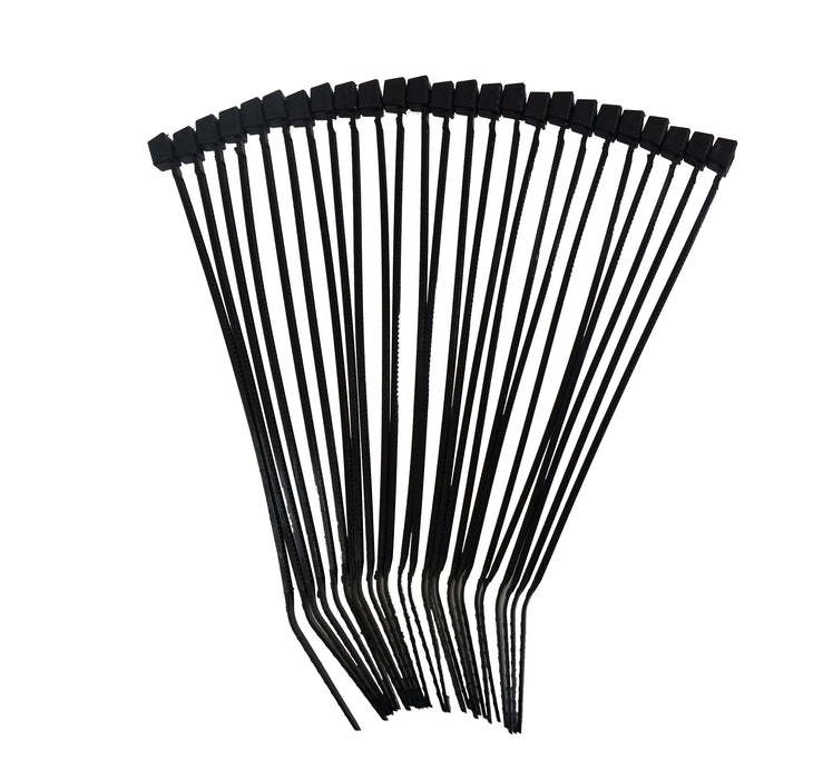 Taylor Cable 42980 Cable Wire Ties; 4 in. Length; Black; 25 Per Package; - Truck Part Superstore