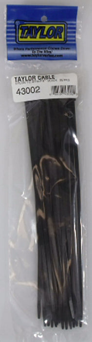 Taylor Cable 43002 Cable Wire Ties; 8 in. Length; Black; 25 Per Package; - Truck Part Superstore