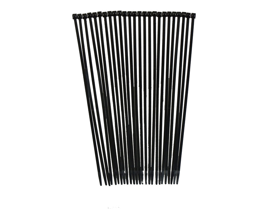 Taylor Cable 43002 Cable Wire Ties; 8 in. Length; Black; 25 Per Package; - Truck Part Superstore