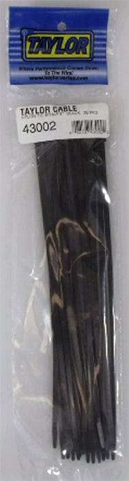 Taylor Cable 43002 Cable Wire Ties; 8 in. Length; Black; 25 Per Package; - Truck Part Superstore