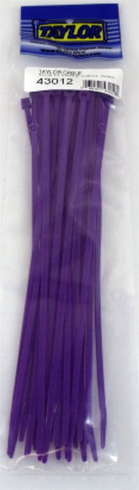 Taylor Cable 43012 Cable Wire Ties; 8 in. Length; Purple; 25 Per Package; - Truck Part Superstore