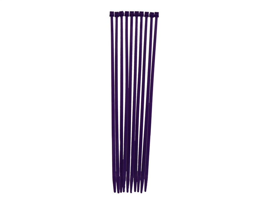 Taylor Cable 43013 Cable Wire Ties; 8 in. Length; Purple; 10 Per Package; - Truck Part Superstore