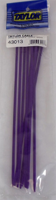 Taylor Cable 43013 Cable Wire Ties; 8 in. Length; Purple; 10 Per Package; - Truck Part Superstore
